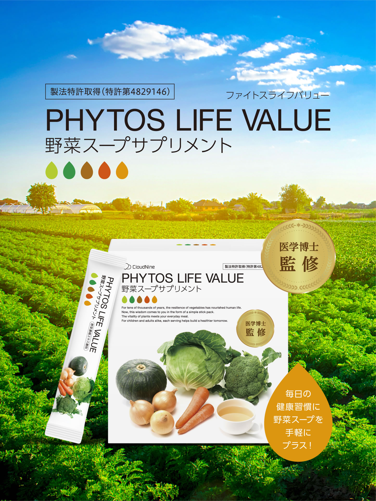 野菜スープサプリメントPHYTOS LIFE VALUE